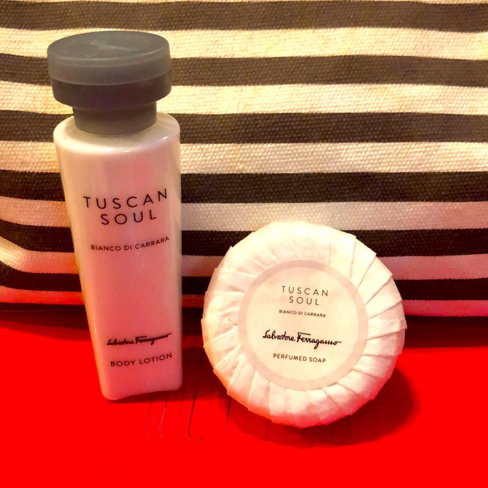 🔹Salvatore Ferragamo Bianco Di Carrara Body Set